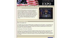 Desktop Screenshot of accountablecareexpo.com